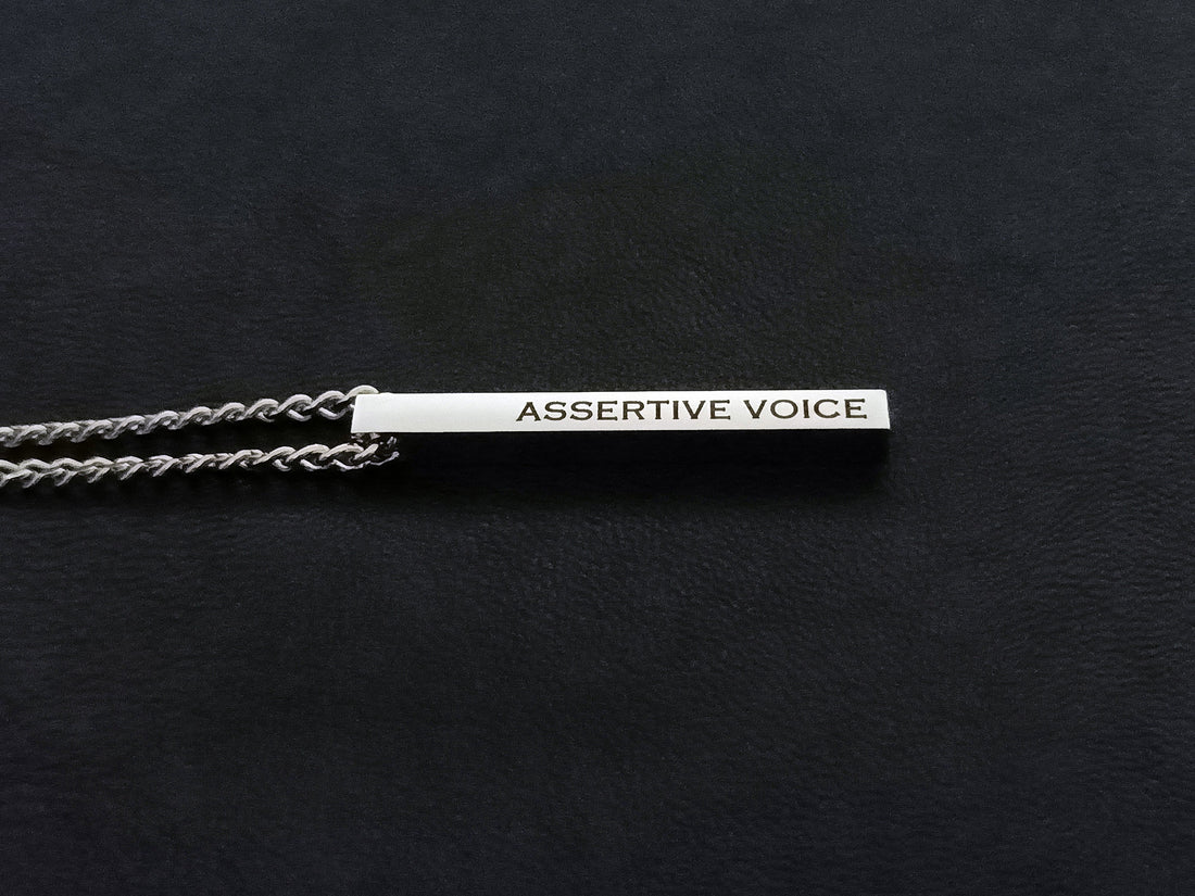 Assertive Voice Pendant 4 / Chrysopoeia Series / Maitreya Fields - Energetically Programmed