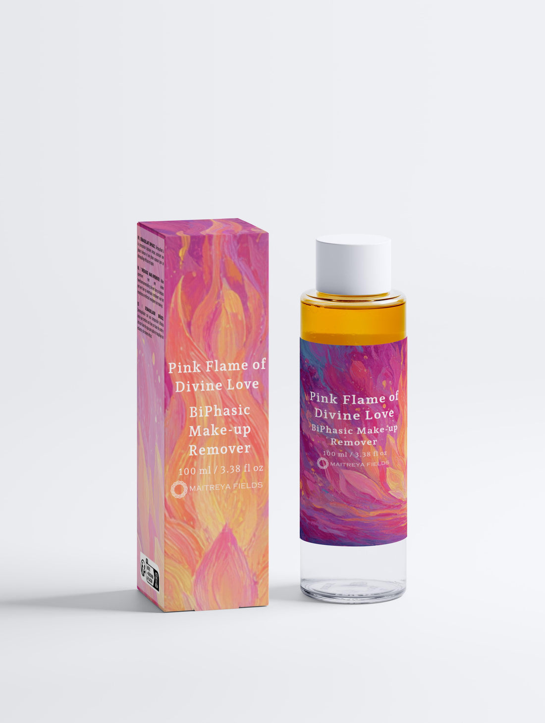 Pink Flame of Divine Love - BiPhasic Make-up Remover, Fragrance Free