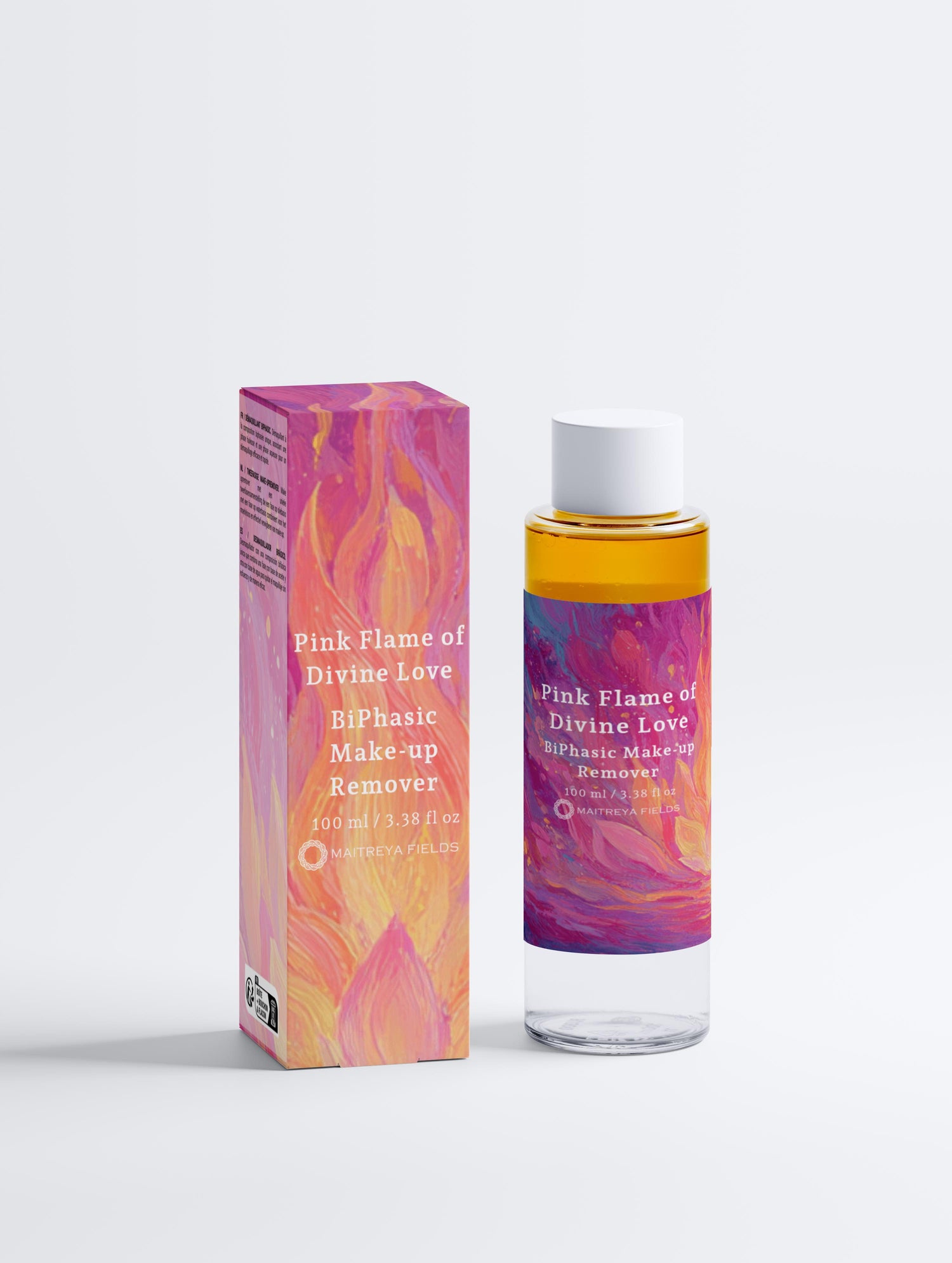 Pink Flame of Divine Love - BiPhasic Make-up Remover, Fragrance Free
