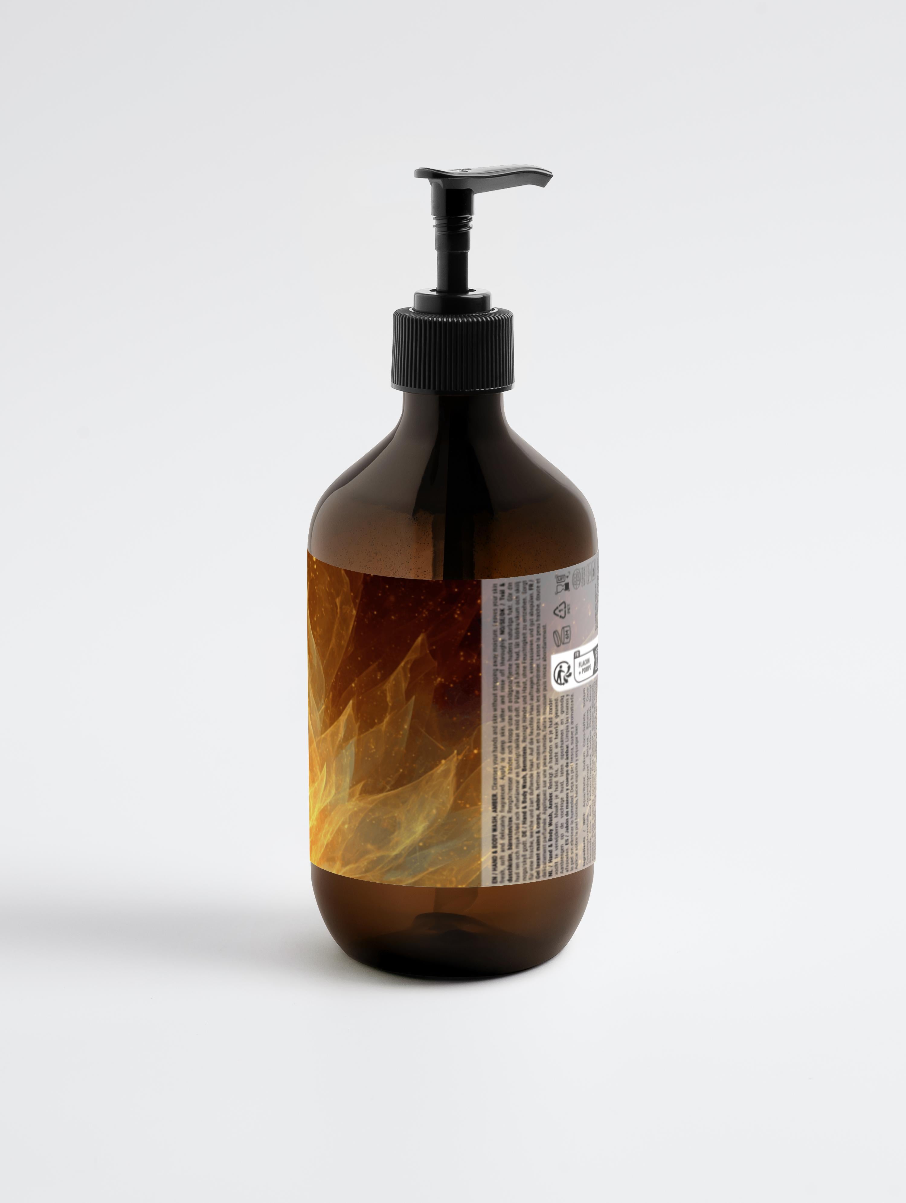 Golden Flame of Illumination - Hand &amp; Body Wash, Patchouli &amp; Amber Vanilla