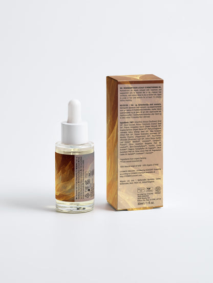 Golden Flame of Illumination - Rosemary Hair &amp; Scalp Strengthening Oil