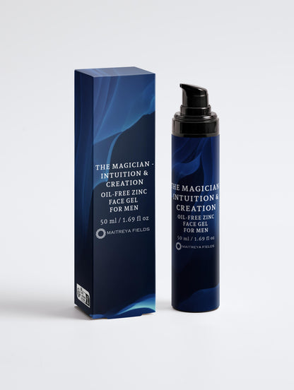 THE MAGICIAN - INTUITION &amp; CREATION - Oil-Free Zinc Face Gel for Men