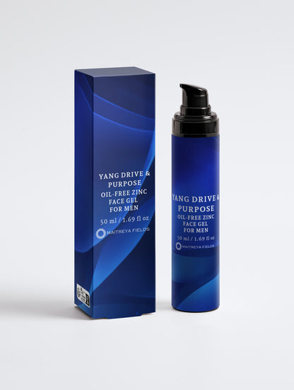 YANG DRIVE &amp; PURPOSE - Oil-Free Zinc Face Gel for Men