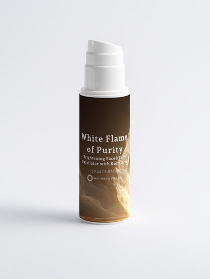 White Flame of Purity - Brightening Face&amp;Body Exfoliator with Kojic Acid