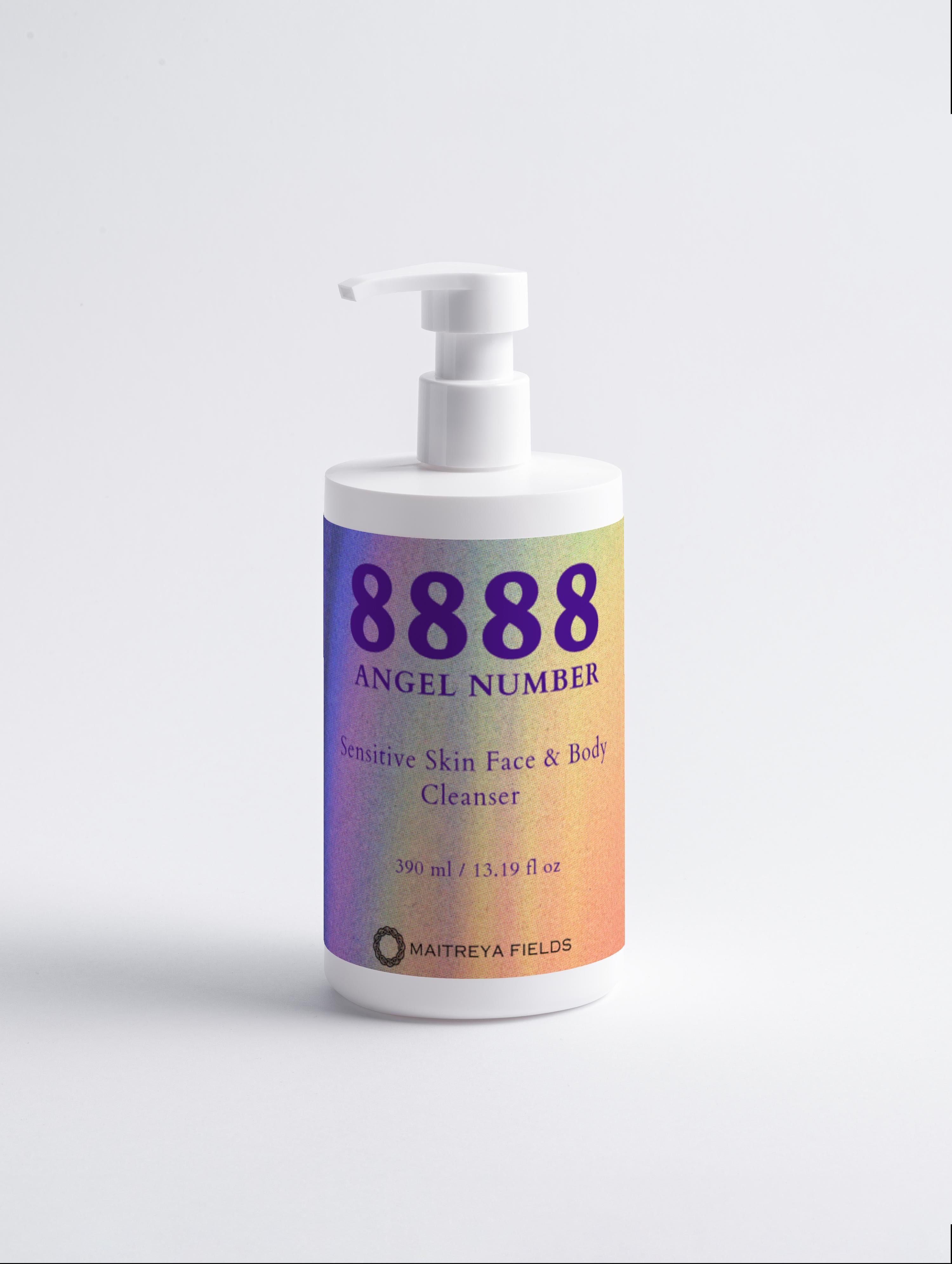 8888 Angel Number - Sensitive Skin Face &amp; Body Cleanser