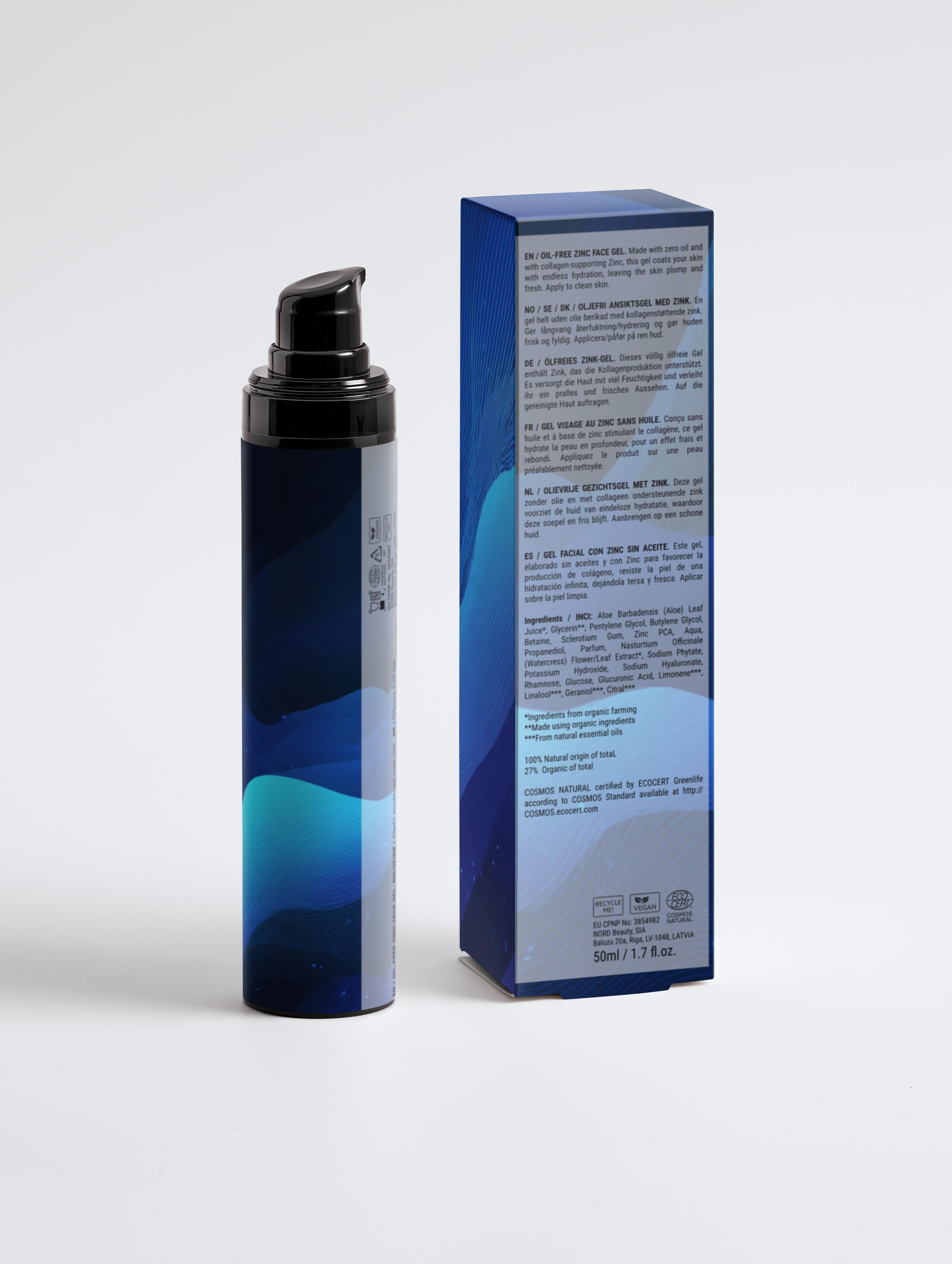 MAGNETIC MASCULINE AURA - Oil-Free Zinc Face Gel for Men